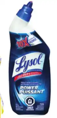 Giant Tiger Lysol toilet bowl cleaner offer