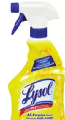 Giant Tiger Lysol cleaner or toilet bowl cleaner offer
