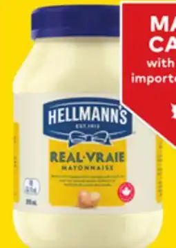 Giant Tiger Hellmann's mayonnaise offer