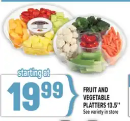 Marché Adonis FRUIT AND VEGETABLE PLATTERS 13.5'' offer