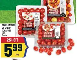 Marché Adonis GRAPE, MEDLEY OR CHERRY TOMATOES offer