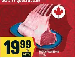 Marché Adonis RACK OF LAMB LOIN HALAL offer