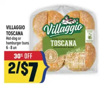 Marché Adonis VILLAGGIO TOSCANA Hot-dog or hamburger buns offer