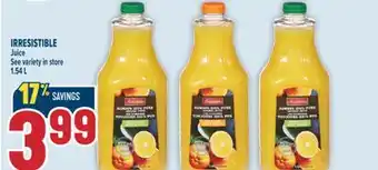 Marché Adonis IRRESISTIBLE Juice offer