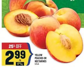 Marché Adonis YELLOW PEACHES OR NECTARINES offer