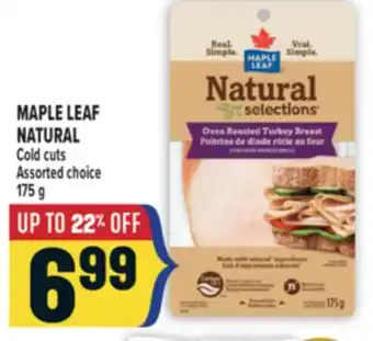 Marché Adonis MAPLE LEAF NATURAL Cold cuts offer