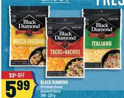 Marché Adonis BLACK DIAMOND Shredded cheese offer