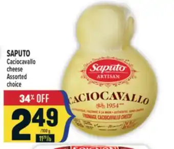 Marché Adonis SAPUTO Caciocavallo cheese offer