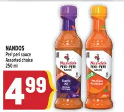Marché Adonis NANDOS Peri peri sauce offer