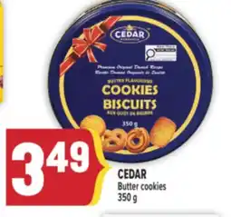 Marché Adonis CEDAR Butter cookies offer