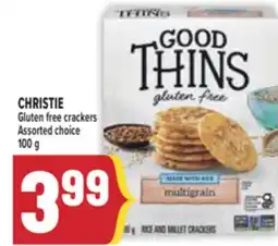 Marché Adonis CHRISTIE Gluten free crackers offer