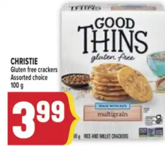 Marché Adonis CHRISTIE Gluten free crackers offer