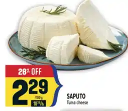Marché Adonis SAPUTO Tuma cheese offer