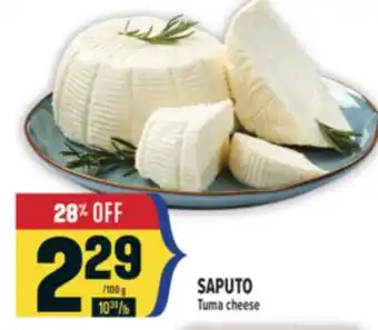 Marché Adonis SAPUTO Tuma cheese offer