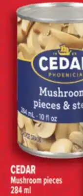 Marché Adonis CEDAR Mushroom pieces offer