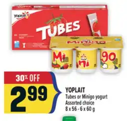 Marché Adonis YOPLAIT Tubes or Minigo yogurt offer