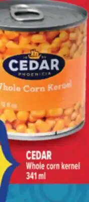 Marché Adonis CEDAR Whole corn kernel offer