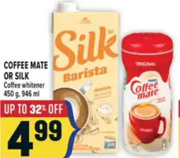Marché Adonis COFFEE MATE OR SILK Coffee whitener offer