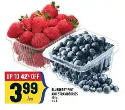 Marché Adonis BLUEBERRY PINT AND STRAWBERRIES offer
