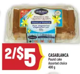 Marché Adonis CASABLANCA Pound cake offer