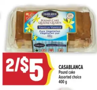 Marché Adonis CASABLANCA Pound cake offer