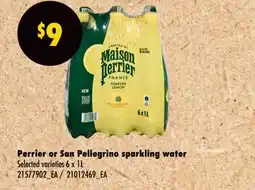 Wholesale Club Perrier or San Pellegrino sparkling water offer