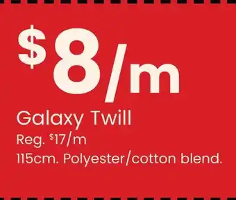 Fabricland Galaxy Twill offer