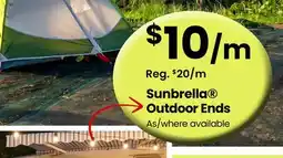 Fabricland Sunbrella Outdoor Ends offer
