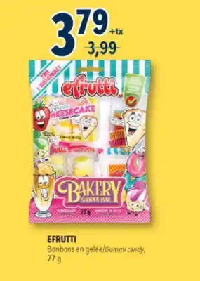 Familiprix EFRUTTI, Gummi candy, 77 g offer