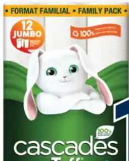 Familiprix CASCADES Tuff Paper towels, 12 jumbo rolls offer
