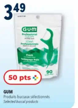 Familiprix GUM, Selected buccal products offer