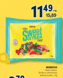 Familiprix MONDOUX, Sweet Sixteen, Bonbons Selected candies, 1 kg offer