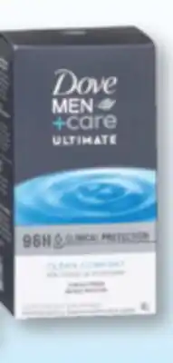 Familiprix DEGREE, DOVE or DOVE MEN CARE ClinicalProtection, Antisudorifiques Selected antiperspirants offer