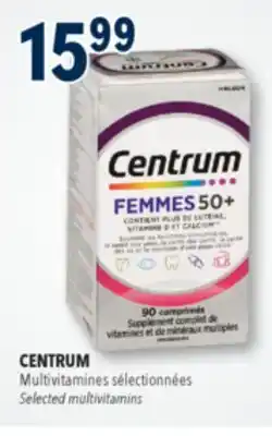Familiprix CENTRUM, Selected multivitamins offer