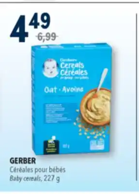 Familiprix GERBER Baby cereals, 227 g offer