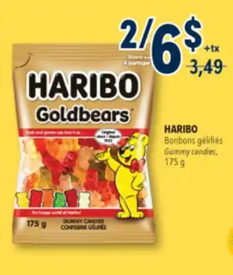 Familiprix HARIBO, Gummy candies, 175 g offer