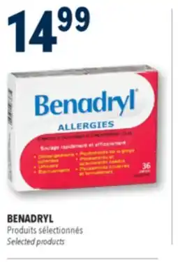 Familiprix BENADRYL, Selected products offer