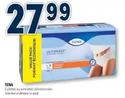 Familiprix TENA, Selected underwear or pads offer