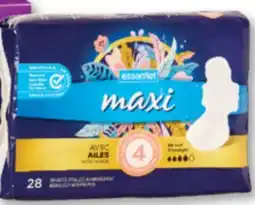 Familiprix ESSENTIEL, Selected pads or liners offer