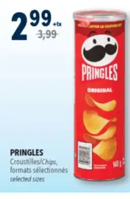 Familiprix PRINGLES, Chips, selected sizes offer