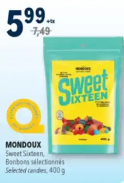 Familiprix MONDOUX, Sweet Sixteen, Bonbons Selected candies, 400 g offer