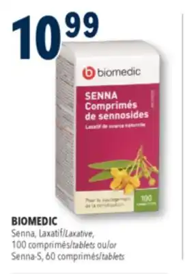 Familiprix BIOMEDIC, Senna, Laxative, 100 tablets or Senna-S, 60 tablets offer