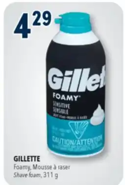 Familiprix GILLETTE Foamy Shave foam, 311 g offer