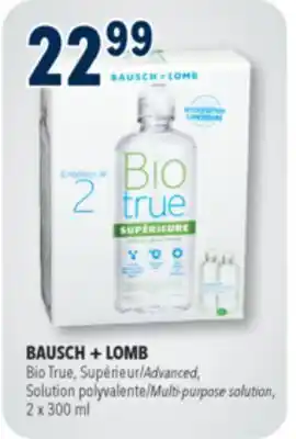 Familiprix BAUSCH + LOMB Multi-purpose solution, 2 x 300 ml offer