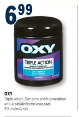 Familiprix OXY, Triple action, Tampons Medicated acne pads, 90 units offer