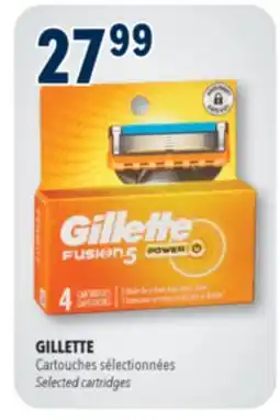 Familiprix GILLETTE, Selected cartridges offer