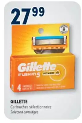 Familiprix GILLETTE, Selected cartridges offer