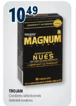 Familiprix TROJAN, Selected condoms offer