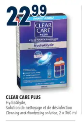 Familiprix CLEAR CARE PLUS, Cleaning and disinfecting solution, 2 x 360 ml offer