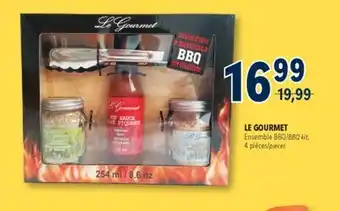 Familiprix LE GOURMET, BBQ kit, 4 pieces offer